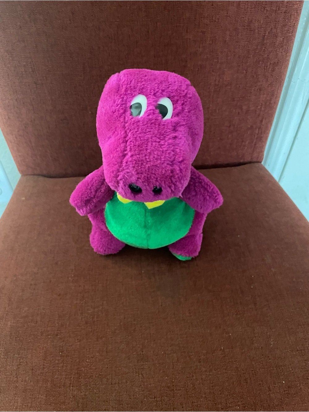 Barney plush with tie